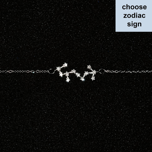Zodiac chain bracelet
